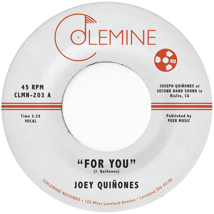 Joey Quiñones – For You / On Taitt St.