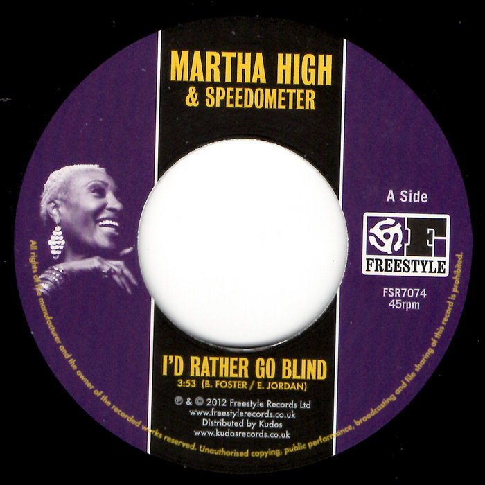 Martha High (Original J.B. Girl) – I Rather Go Blind