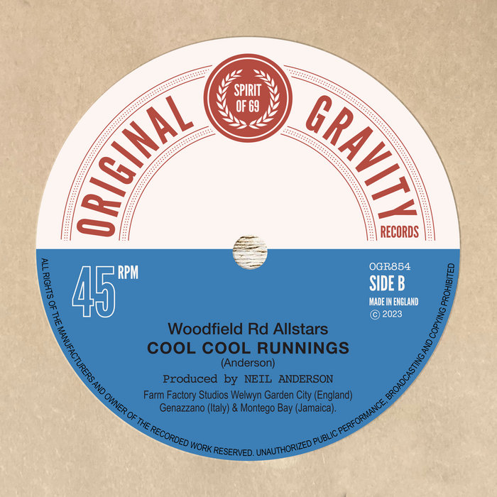 Woodfield Rd Allstars – Cool Cool Runnings