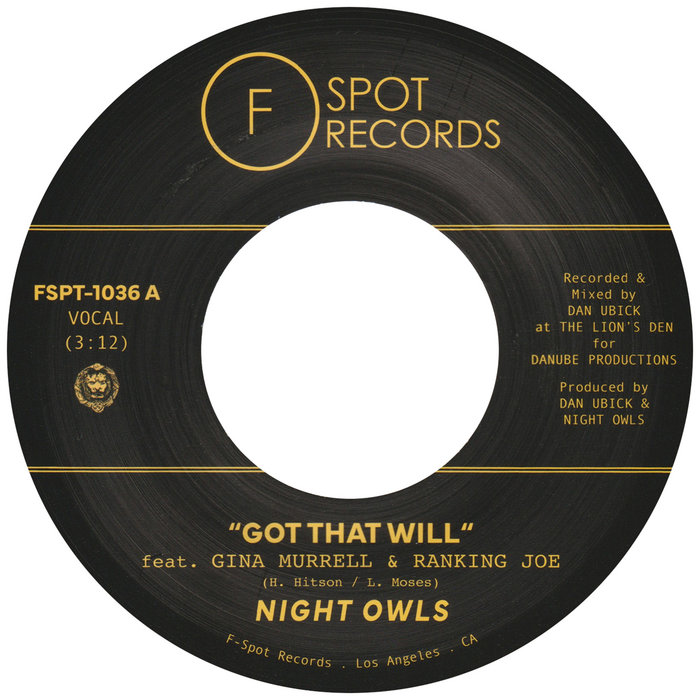 Night Owls – Got That Will (feat. Gina Murrell & Ranking Joe)