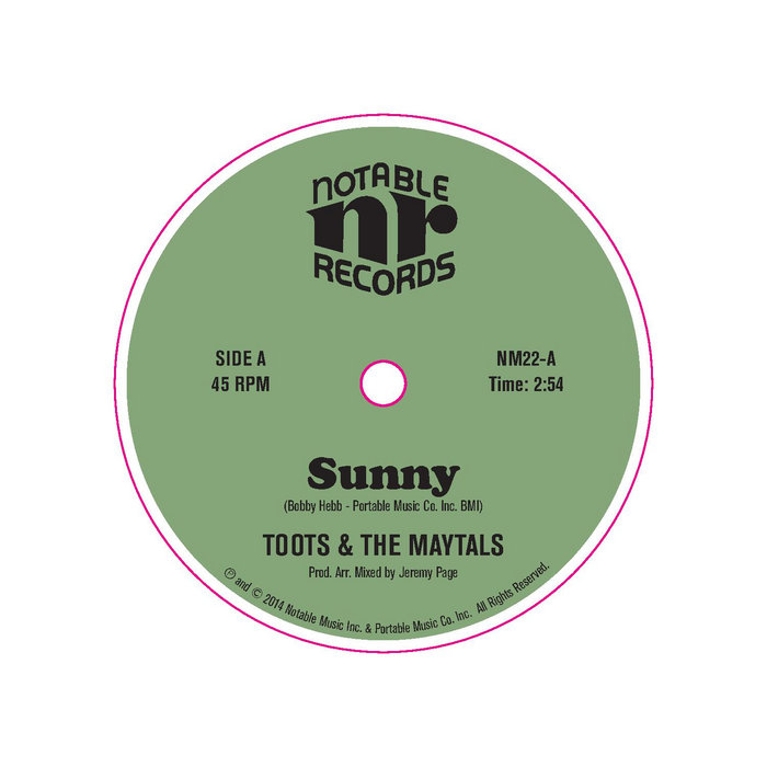 Toots & The Maytals – Sunny