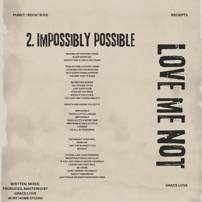 Grace Love – Impossibly Possible