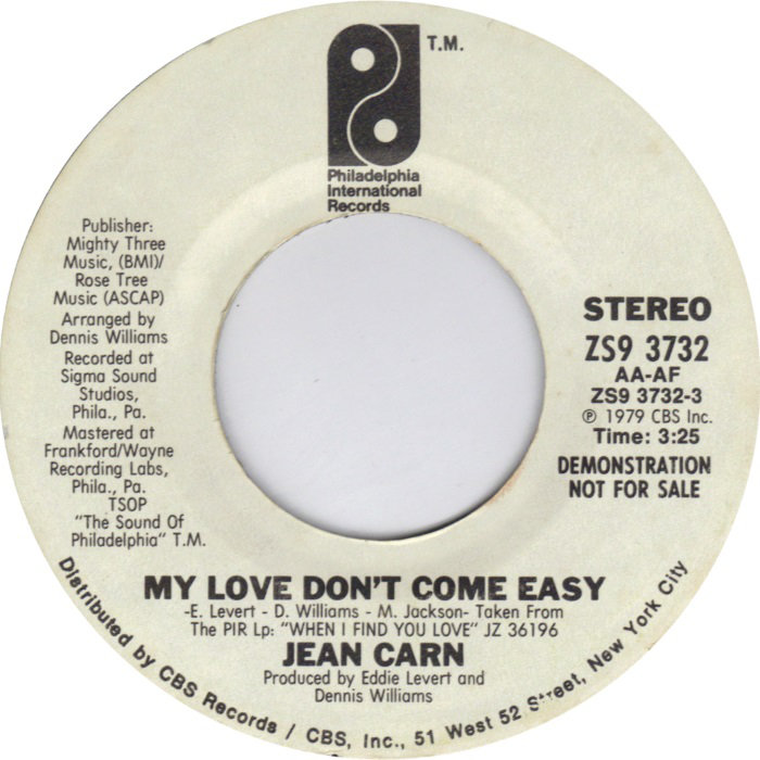 Perrez – Jean Carn – My Love Don't Come Easy (P´s Reflections Edit)