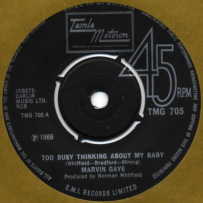 Marvin Gaye – Too Busy Thinking About My Baby