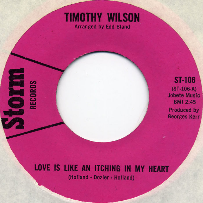 Timothy Wilson – Love Is Like An Itching In My Heart